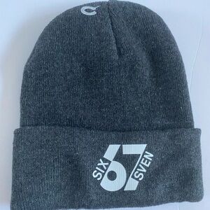 Six Seven Gray Beanie 67